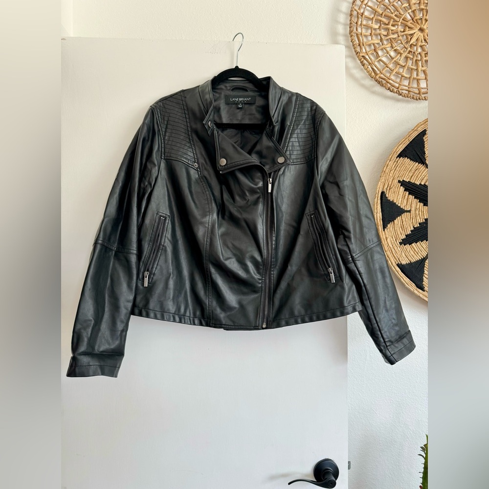 Lane Bryant faux leather moto jacket - PLUS SIZE 20